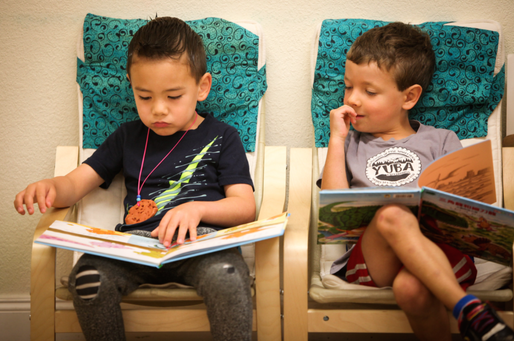 Learning to read with each other.